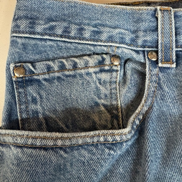 Men’s Dockers Blue Jeans Classic Denim with Leather Patch - Picture 6 of 10